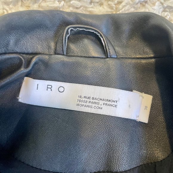 IRO ASHVILLE LEATHER JACKET - Picture 6 of 7